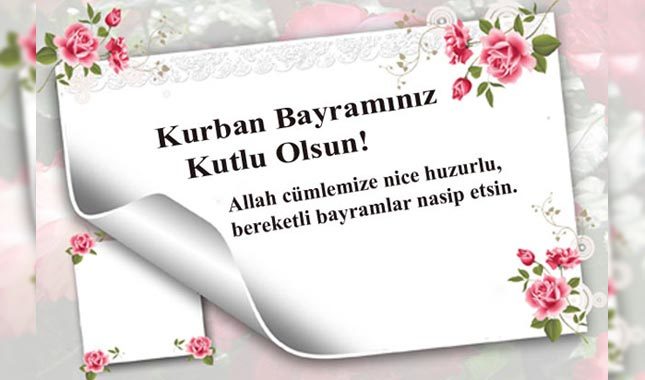Kurban Bayramımız Kutlu Olsun