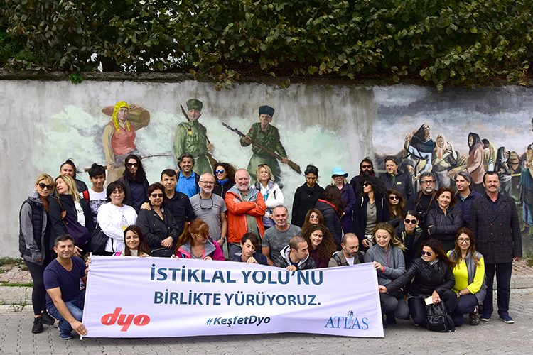 ‘DYO İLE İSTİKLAL YOLU’NDA tarihe ve yeşile yolculuk