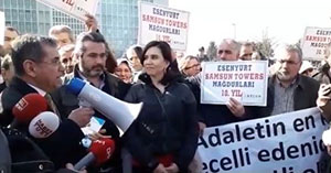 Konut mağdurlarından İBB önünde eylem