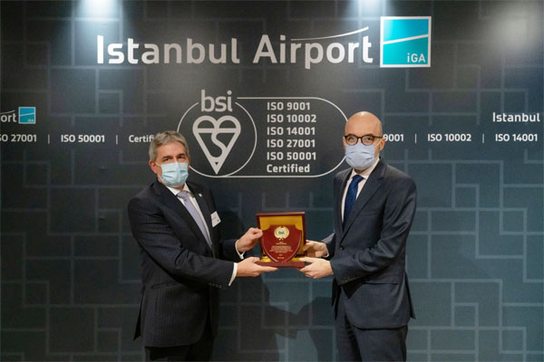 İstanbul Havalimanı uluslararası sertifikalara layık görüldü