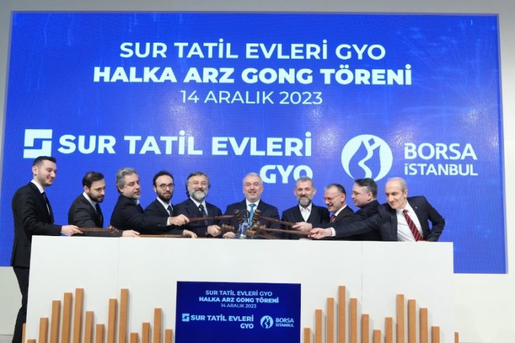 Borsa İstanbul’da Gong Sur Tatil Evleri GYO için çaldı