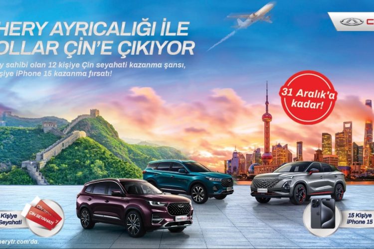 Chery’nin Hediyelerle Dolu Yeni Yıl Kampanyası Tam Gaz Sürüyor!